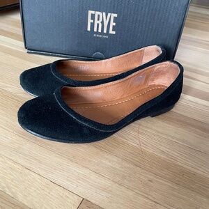 Frye Carson Ballet Suede Flats
